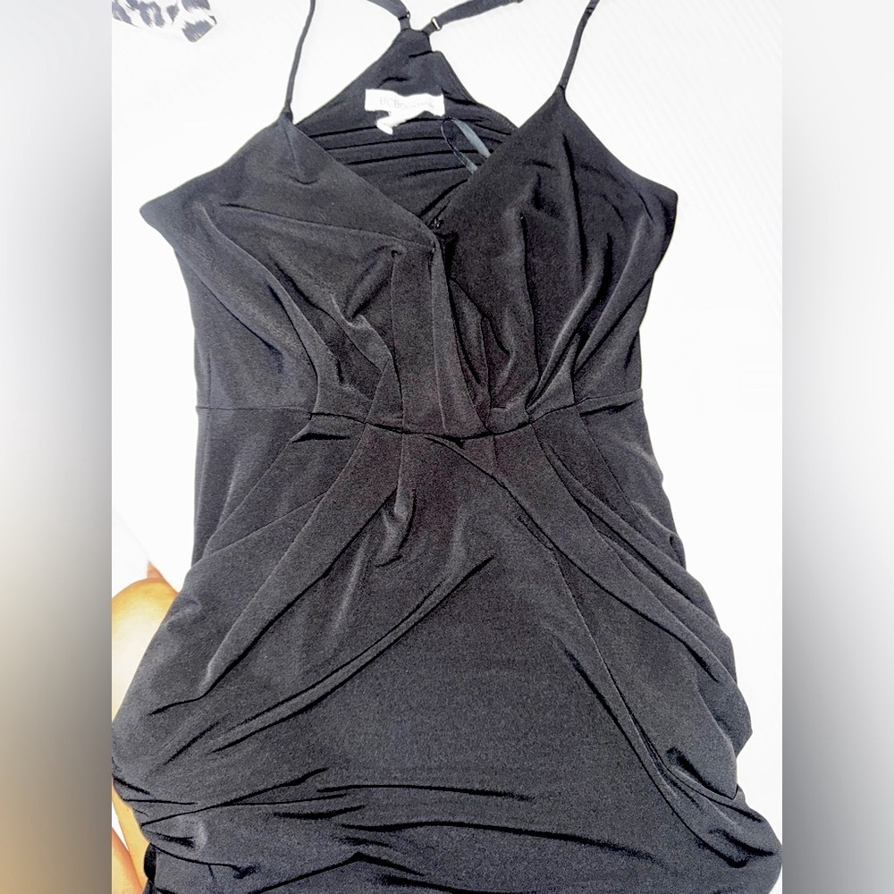 BCBGeneration Strappy Black Dress